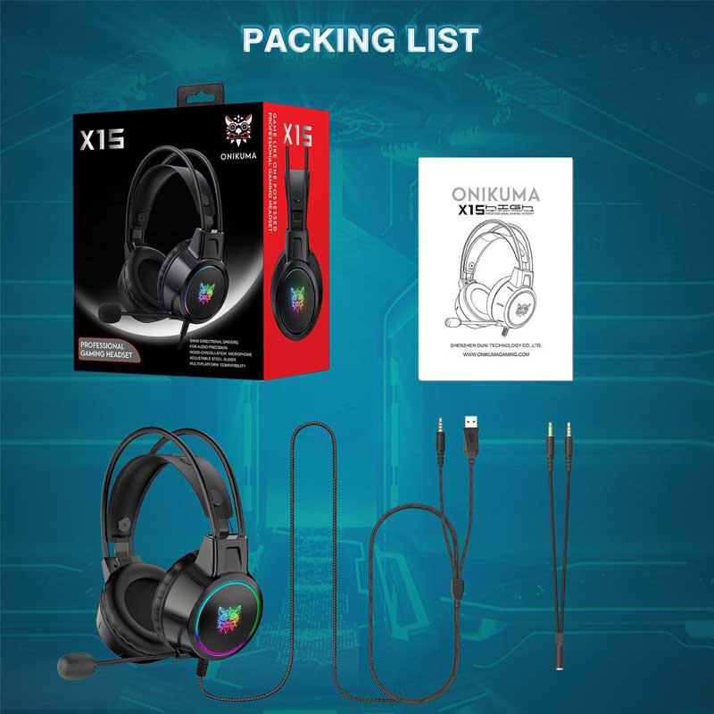 هدست گیمینگ اونیکوما ONIKUMA X15 - Image 3