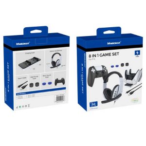 پک لوازم جانبی 8 کاره کنسول PS5 مدل MikiMan MKP-0592