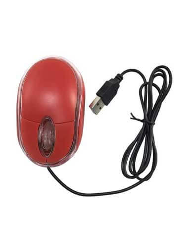 ماوس استوک قرمز مدل OPTICAL
