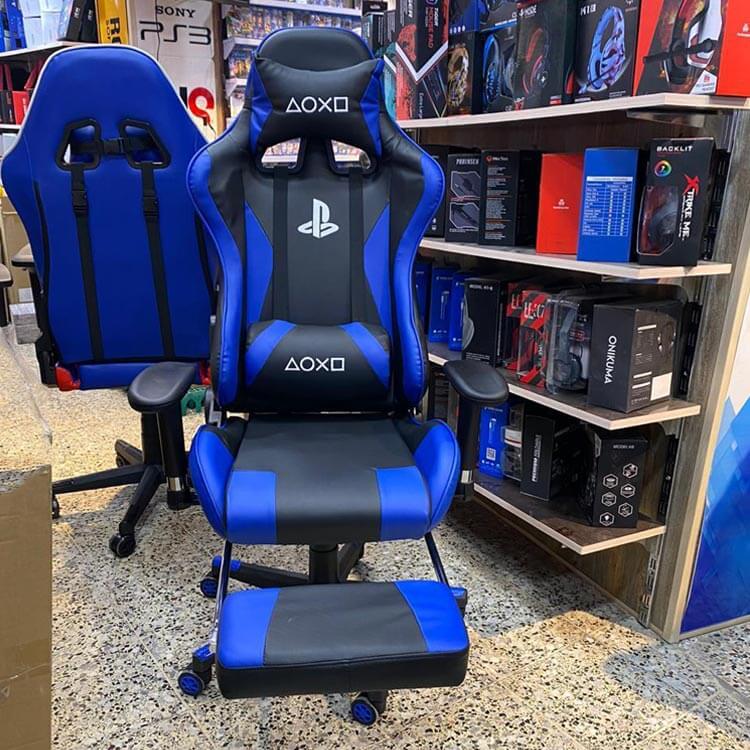 خرید صندلی گیمینگ جدید طرح لوگو سونی