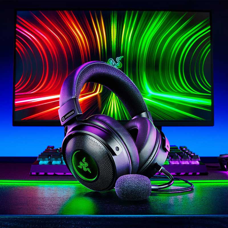هدست گیمینگ Razer kraken v3 hypersense