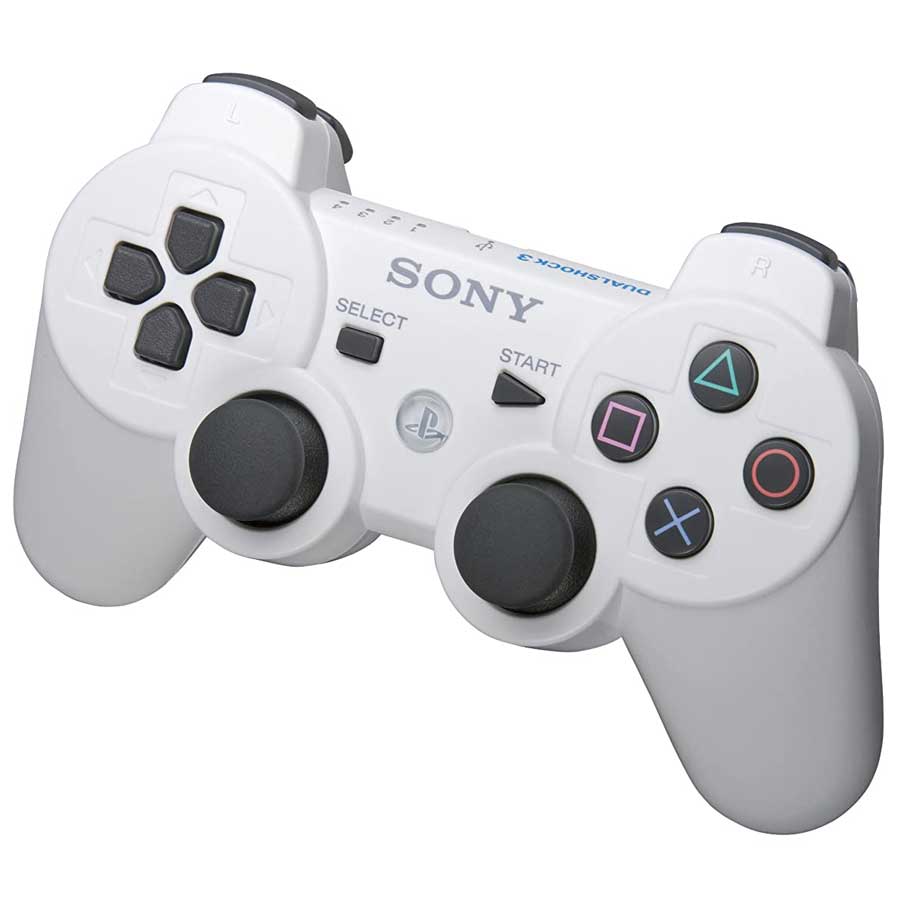 خرید دسته بازی وایرلس سفید DUALSHOCK PS3