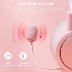 هدست گیمینگ اونیکوما ONIKUMA X15 PRO رنگ صورتی