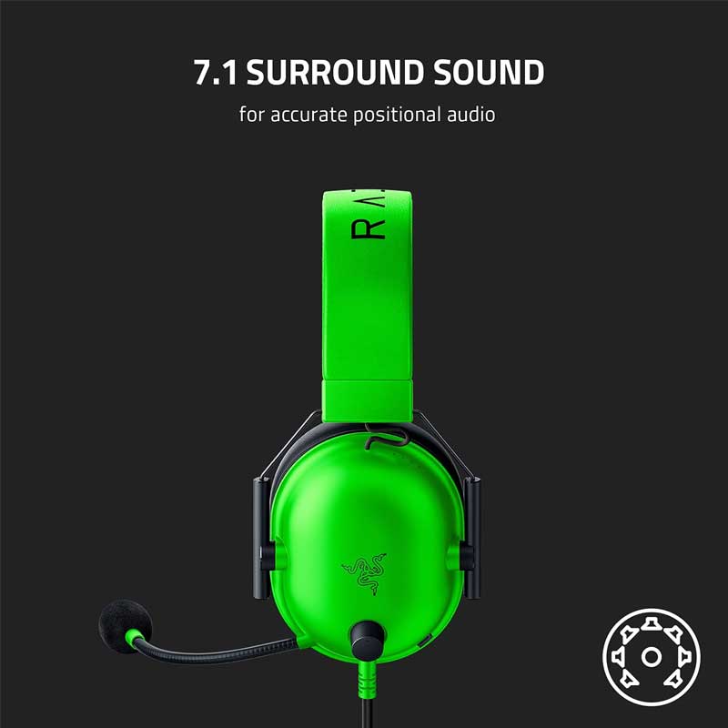هدست گيمينگ RAZER Blackshark V2 X Green - Image 4