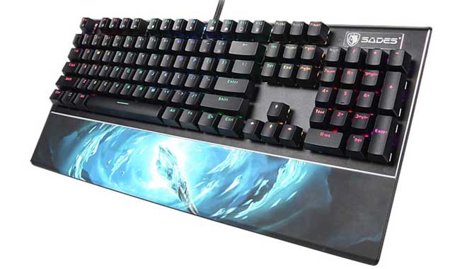 خرید کیبورد گیمینگ SADES مدل Frost Staff K14