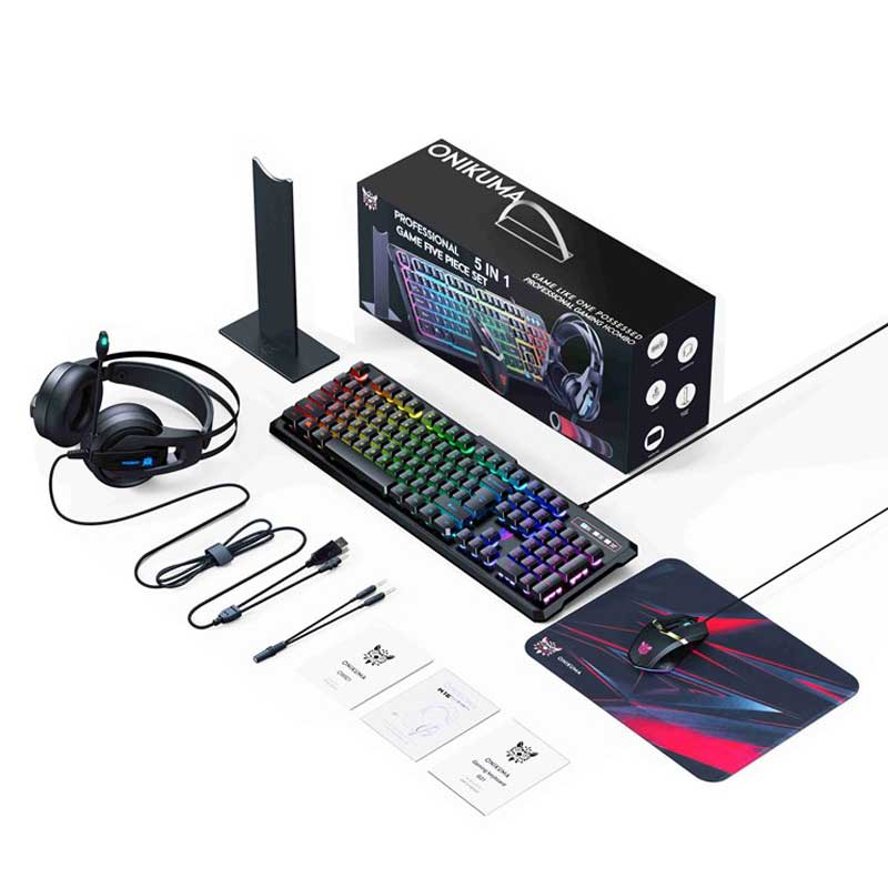 باندل 5in1 گیمینگ onikuma مدل K16