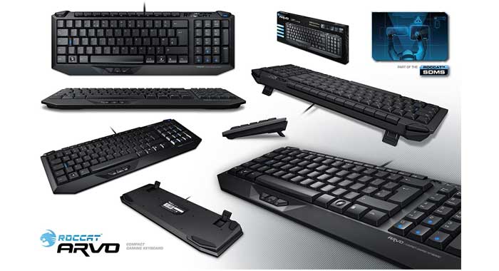 کیبورد گیمنگ Roccat مدل ARVO Compact