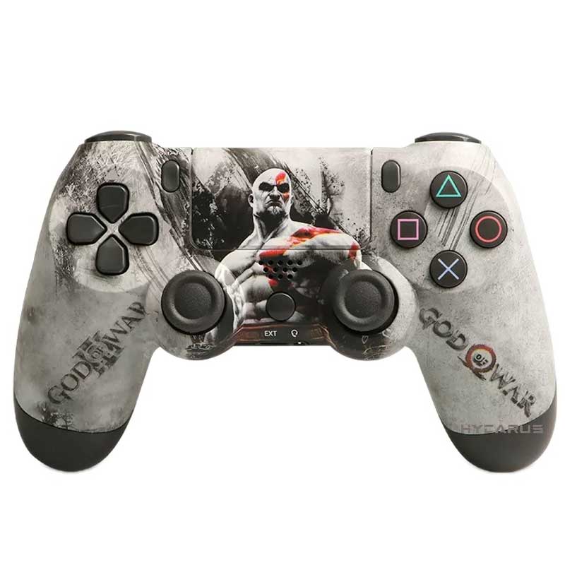 خرید کنترلر ps4 های کپی طرح Kratos silver