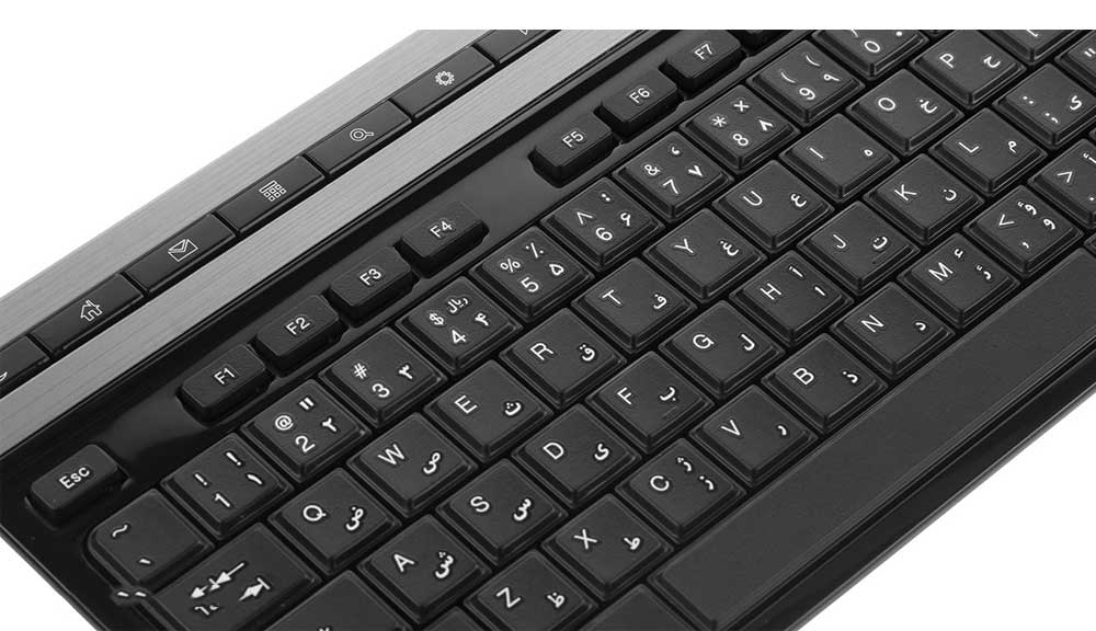 باندل کیبورد و ماوس بی سیم تسکو TSCO مدل TKM7106W با حروف فارسی (سفید) - Image 9