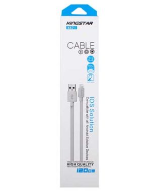 خرید کابل شارژ آیفون کینگ استار k67i
