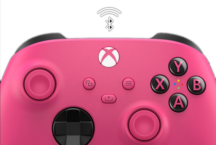 دسته ایکس باکس صورتی Deep Pink