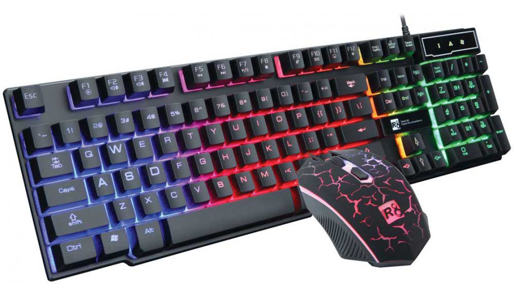 باندل ماوس و کیبورد گیمینگ مدل 1910 R8