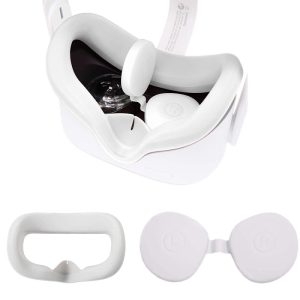 کاور صورت و لنز هدست Oculus Quest 2 سفید