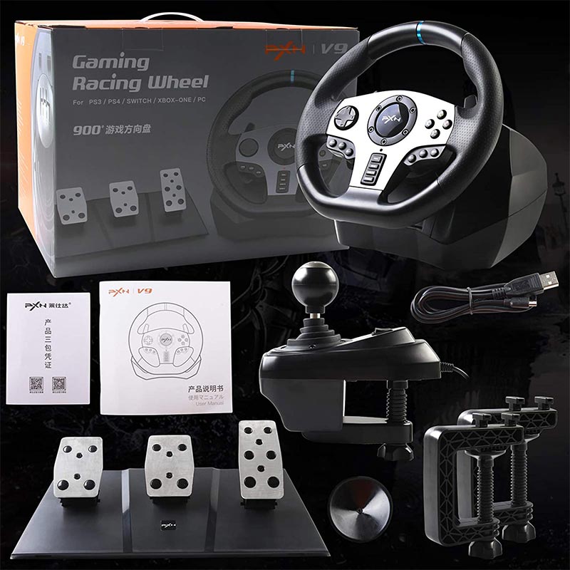 فرمان بازی PXN Gaming Racing Wheel V9 - Image 6