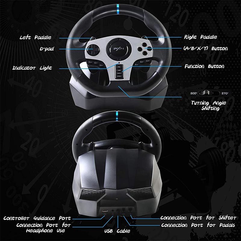 فرمان بازی PXN Gaming Racing Wheel V9 - Image 3
