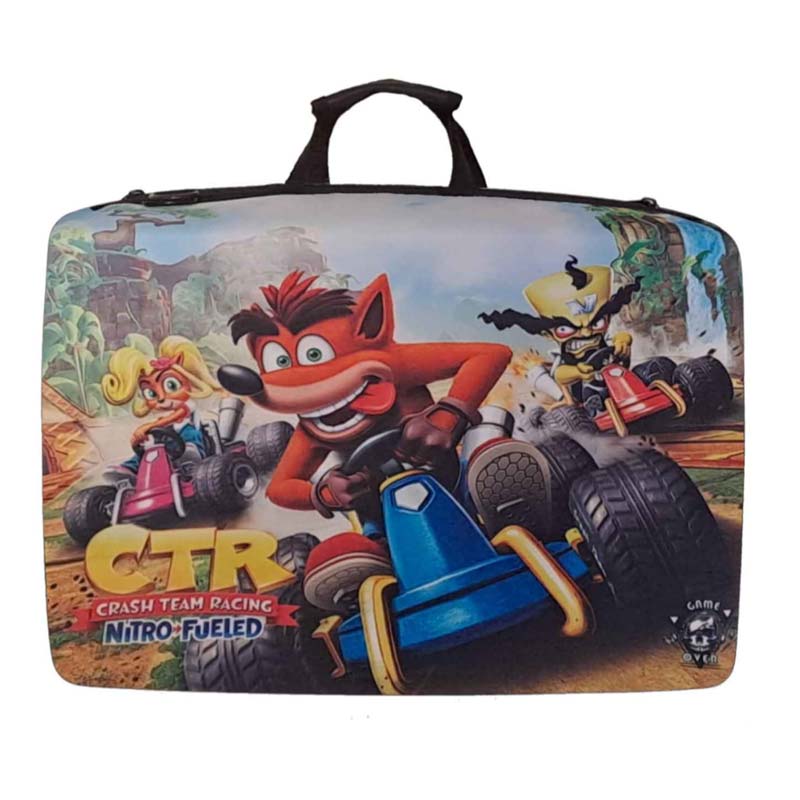 کیف کنسول PS5 طرح Crash Team Racing
