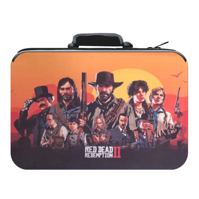 کیف حمل PS5 طرح Red Dead 2 shotgun