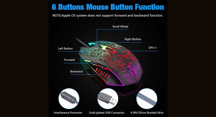 ماوس گیمینگ میشن MEETION مدل MT-M930 - Image 6