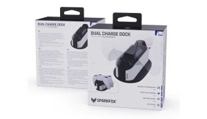 پایه شارژر دسته بازی دوال سنس PS5 مدل Sparkfox W20P504-01