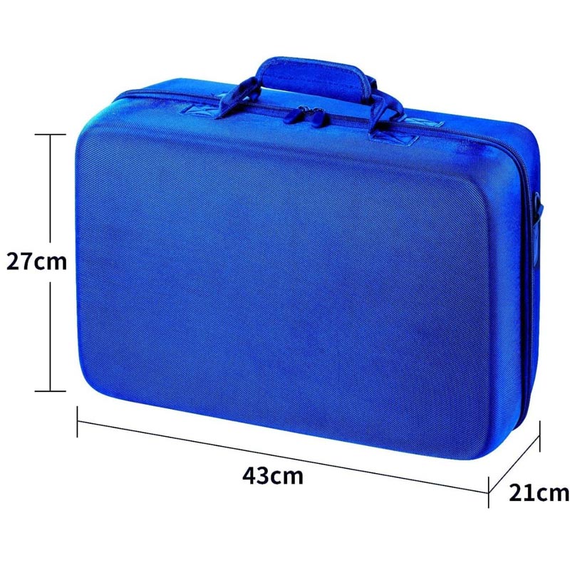 کیف حمل DeadSkull PS5 فت آبی و قرمز خارجی