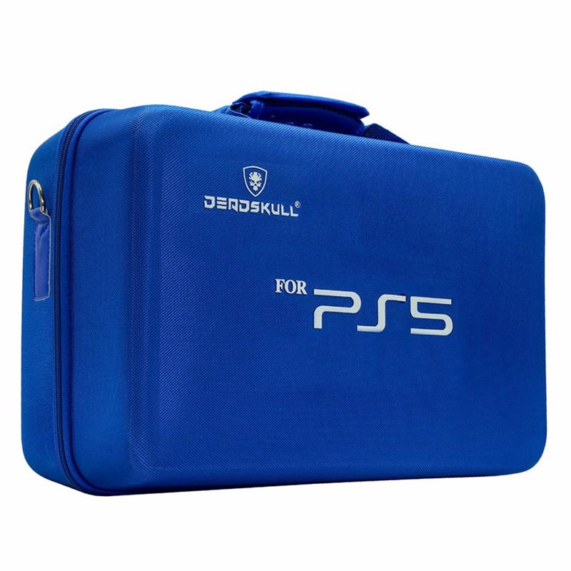 کیف حمل DeadSkull PS5 فت آبی و قرمز خارجی - Image 6
