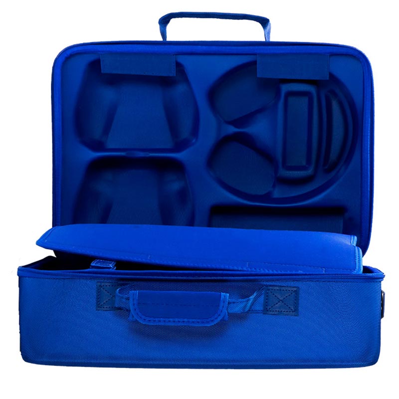 کیف حمل DeadSkull PS5 فت آبی و قرمز خارجی - Image 3