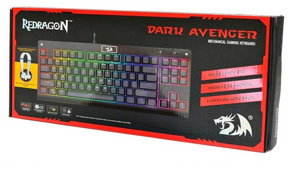 کیبورد گیمینگ مکانیکال ردراگون مدل Redragon Dark Avenger K568