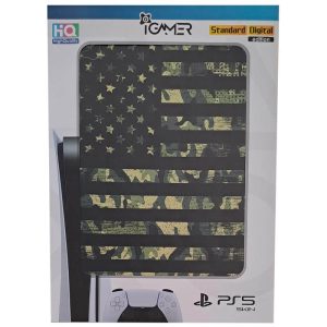 برچسب کنسول PS5 FAT (iG) طرح پرچم چریکی