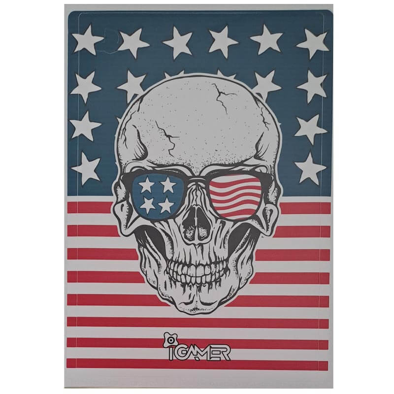 برچسب کنسول PS5 FAT (iG) طرح اسکلت آمریکا - Image 4