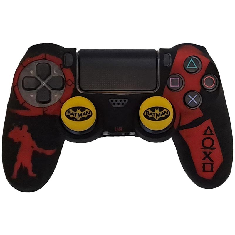 روکش دسته PS4 طرح Gow مشکی