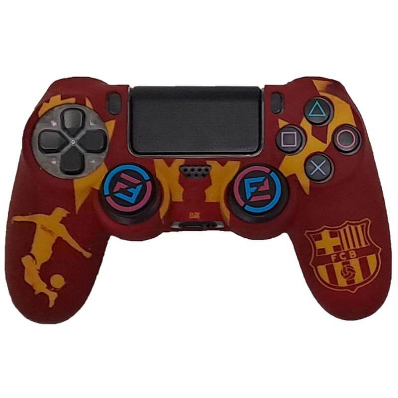 روکش دسته PS4 طرح بارسا قرمز