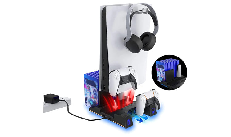 پایه، فن و شارژر PS5 – معرفی و قیمت خرید
