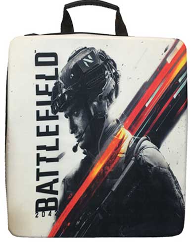 خرید کیف حمل پلی استیشن 4 طرح Battlefeild سفید