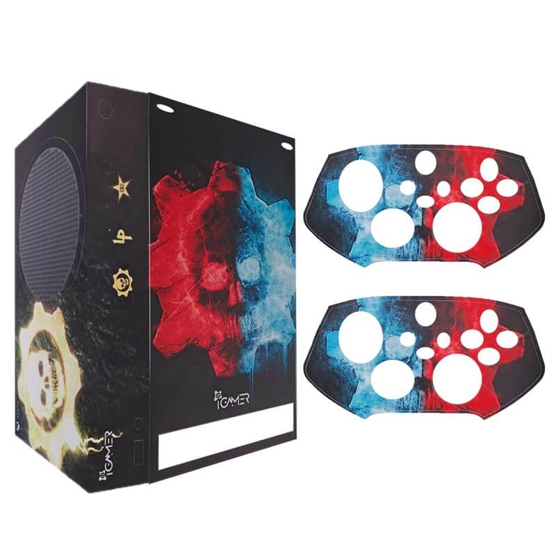 برچسب کنسول Xbox series s (iG) اسکلت دورنگ - Image 4