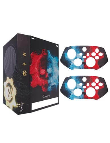برچسب کنسول Xbox series s (iG) اسکلت دورنگ
