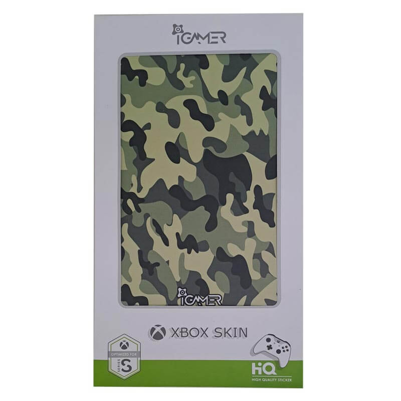برچسب کنسول Xbox series s (iG) طرح چریک سبز