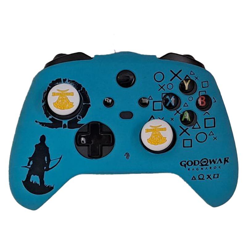 محافظ دسته Xbox Series X/S طرح god of war آبی - Image 5
