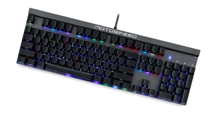 کیبورد گیمینگ موتو اسپید MOTOSPEED مدل CK103