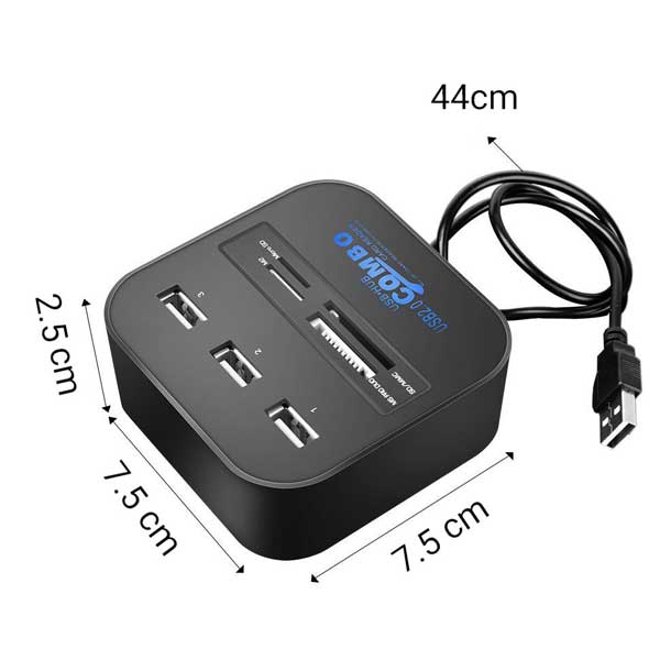 هاب 3 پورت USB 3 PORT مدل DIANA480