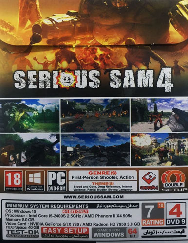 بازی SERIOUS SAM 4 مخصوص کامپیوتر