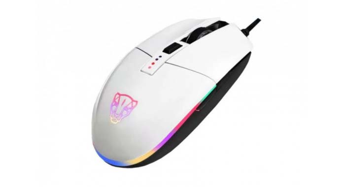 ماوس گیمینگ موتو اسپید MOTOSPEED مدل V50 white