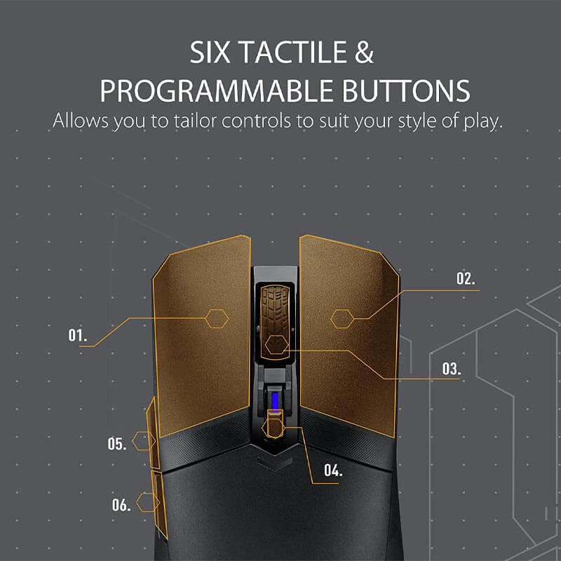 موس گیمینگ Asus مدل TUF M4 - Image 6