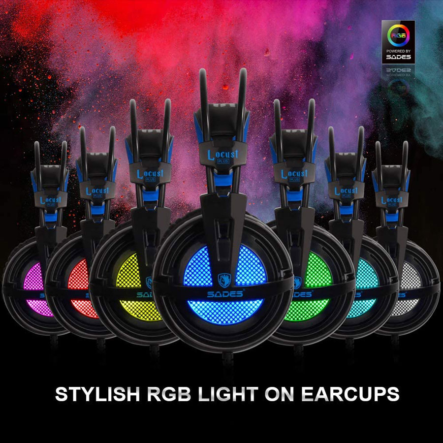 هدست گیمینگ SADES مدل Locust Plus SA-904
