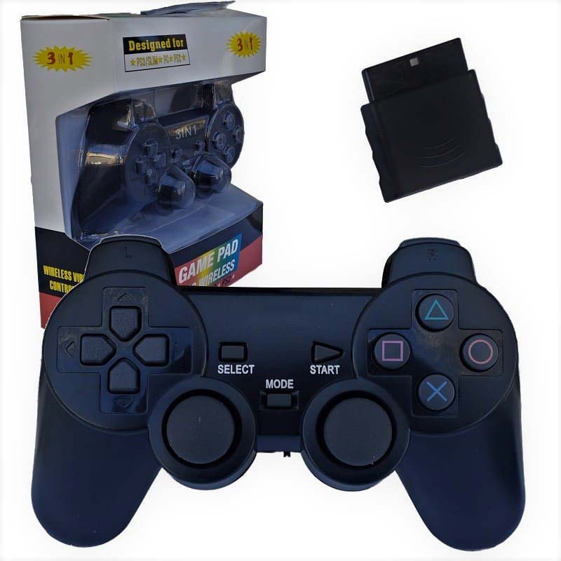 گیم پد وایرلس برای PS2 با دانگل 3 کاره