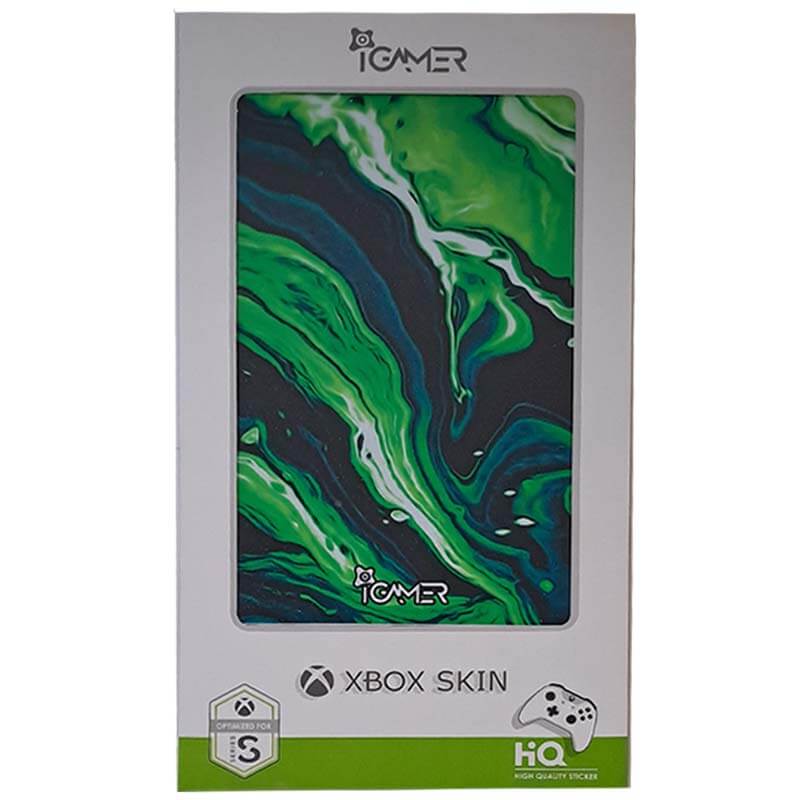 برچسب کنسول series s سبز ابرنگی