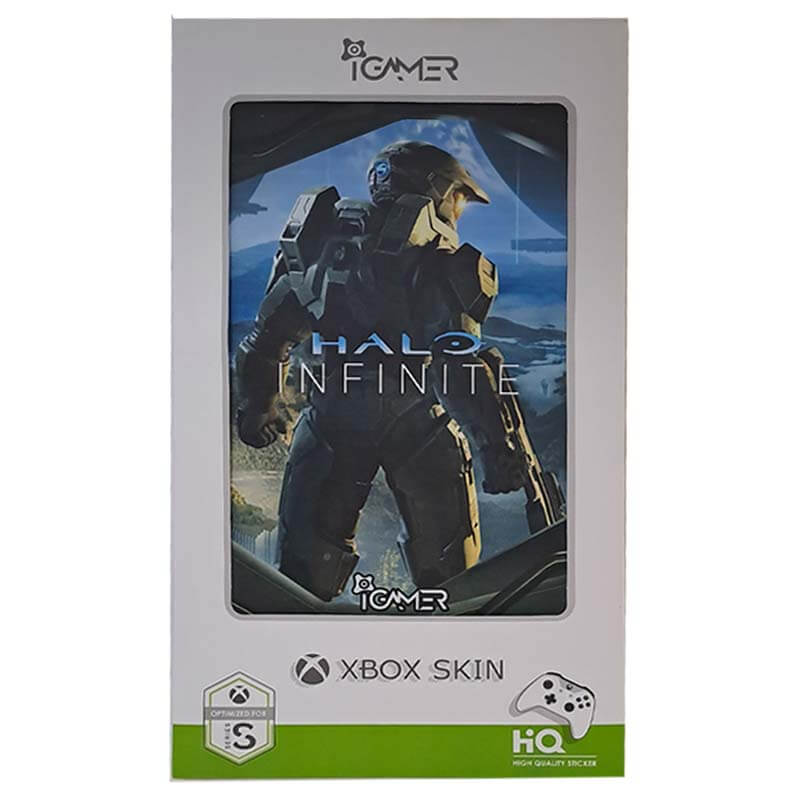 برچسب کنسول Xbox series s (iG)طرح هیلو
