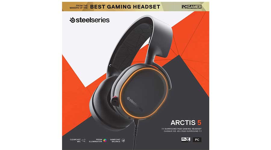 هدست گیمینگ مدل SteelSeries Arctis 5