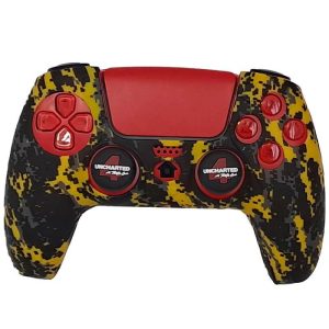 محافظ دسته PS5 پیکسلی زرد