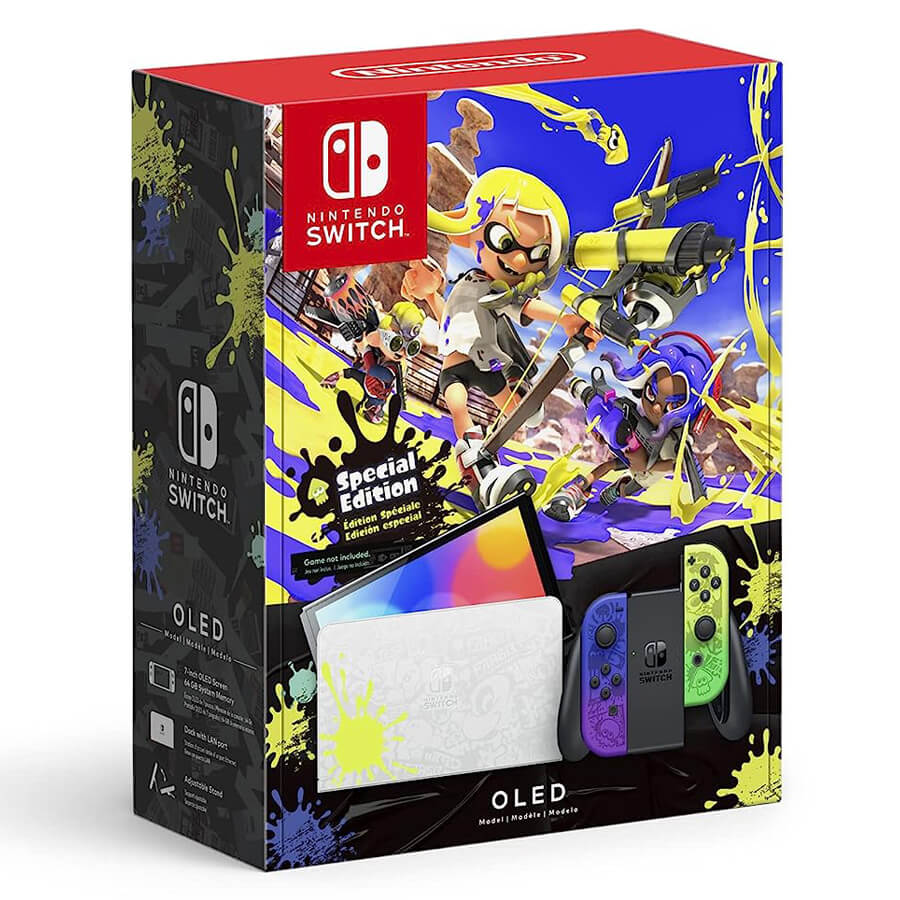 کنسول بازی نینتندو سوییچ اولد مدل Splatoon 3