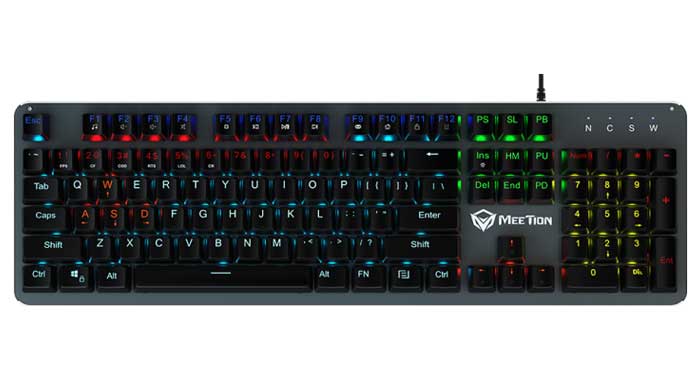 کیبورد گیمینگ میشن Meetion مدل MK007